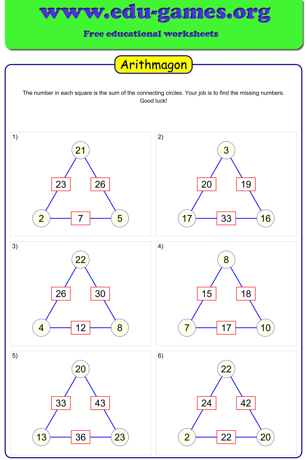 arithmagon-puzzle-maker-free-printable-worksheets