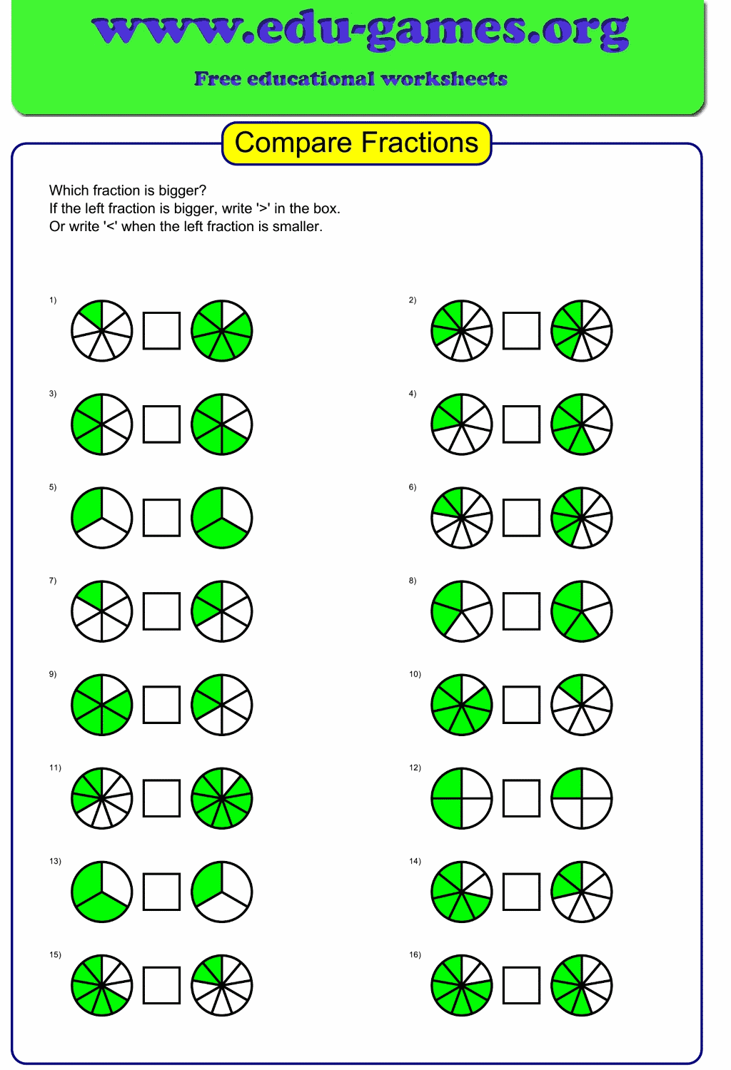 2nd-grade-compare-fractions-worksheet