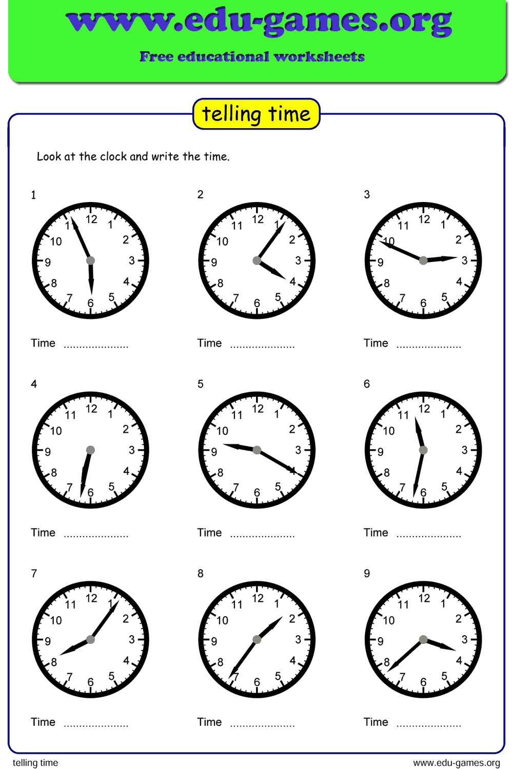 time work clock