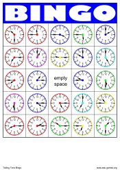 clock homework for 1st grade