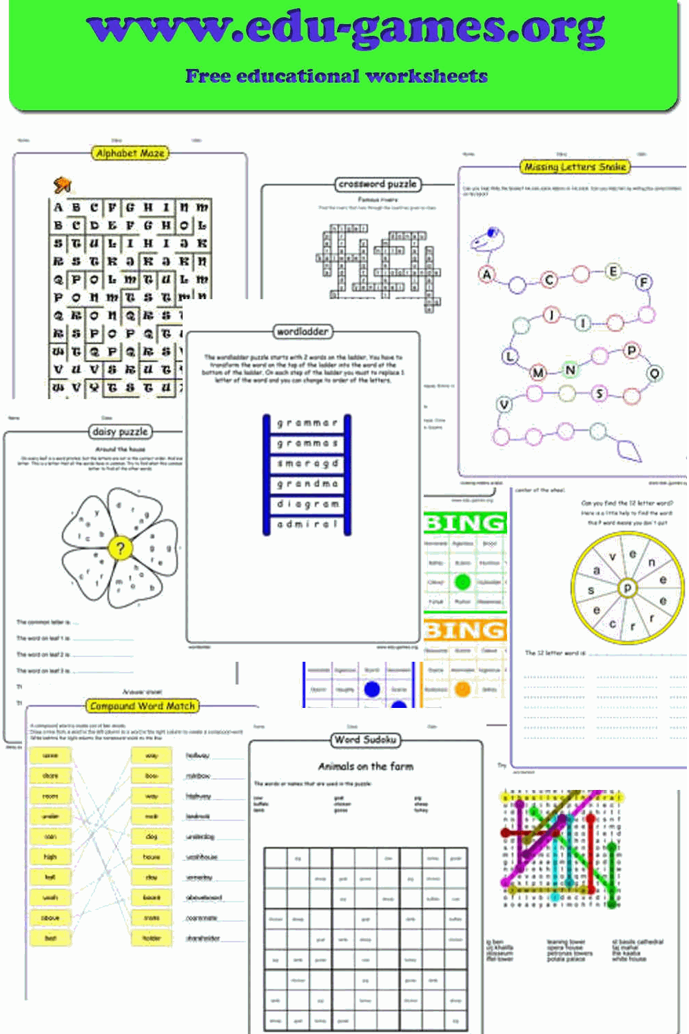 Printable Word Games for Kids — Free Word Puzzles to Boost Vocabulary & Spelling